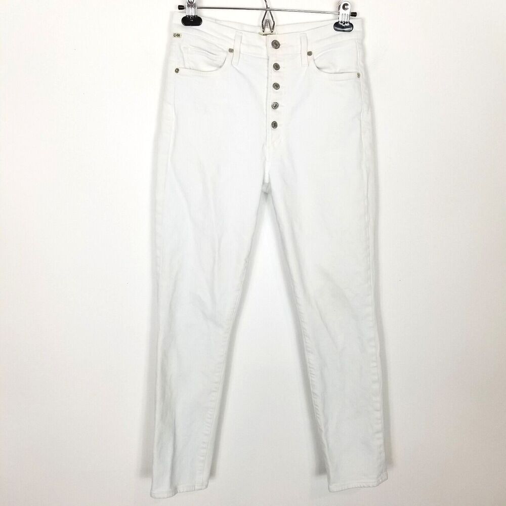 Citizens of Humanity Olivia Jeans Premium Vintage 27 White High Rise Slim Ankle